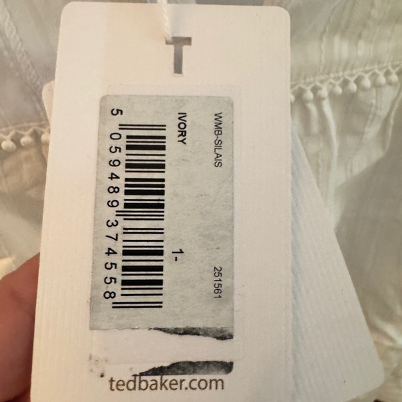 NWT Ted Baker SILAIS Double Frill Blouse - Picture 13 of 16